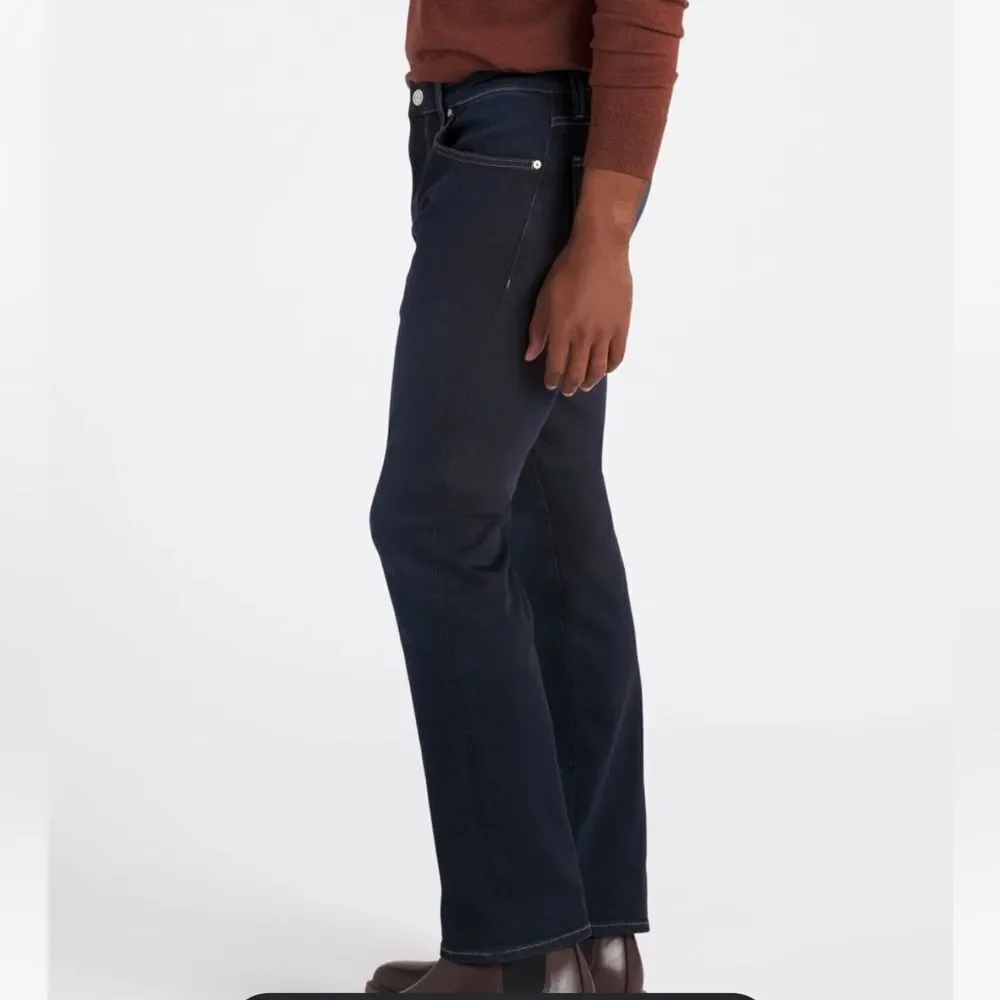 GDW Bridge Straight Fit Jeans Mens‎ 36 x 32 Navy Dark Brushed Stitch Fix NWT - Picture 2 of 7